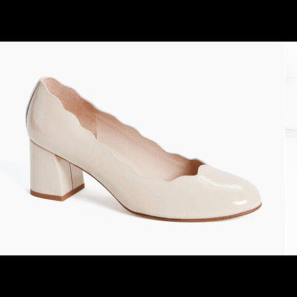 French Sole Shoes - Tuckernuck French Sole fs ny Wave Beige Patent Heels Shoes $215